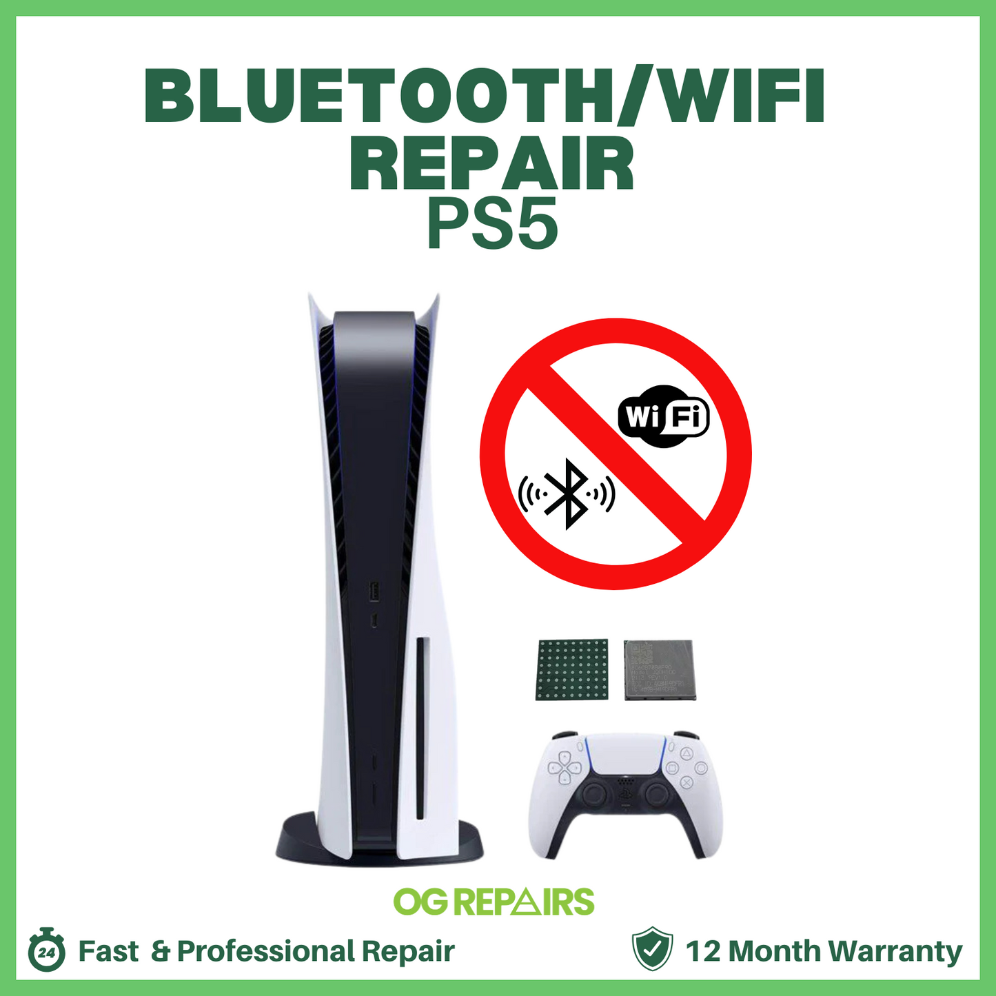 PS5 Bluetooth & Wi-Fi Connectivity Repair – Failed Connection Fix