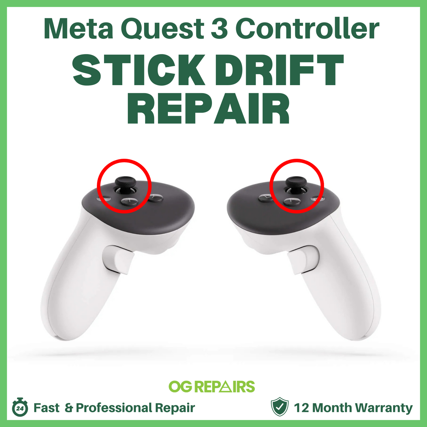 Meta Quest 3 Controller Fix Stick Drift