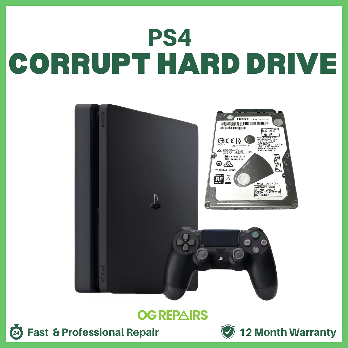 PS4 Corrupt Hard Drive Repair – Fix CE-34335-8 Error