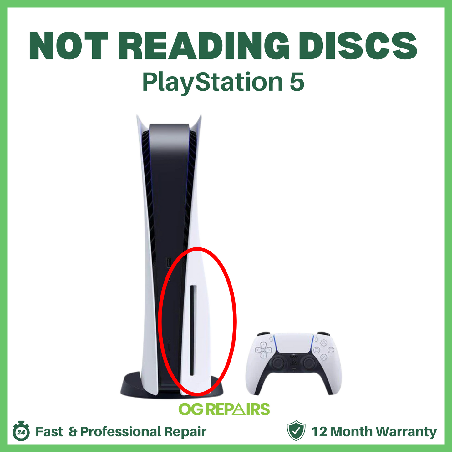 PlayStation 5 Not Reading Disc Drive Repair – Replacement Service