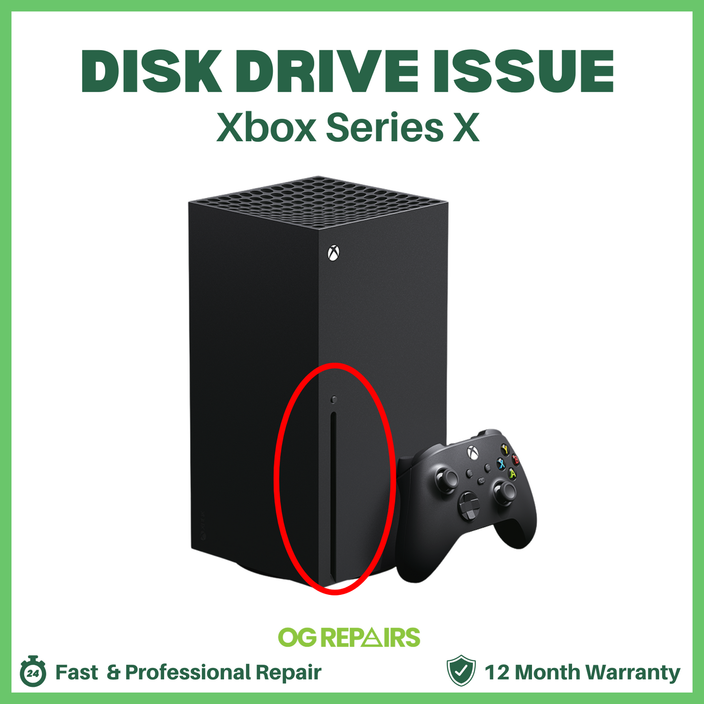 Xbox Series X Disc Drive Repair – Replacement Service