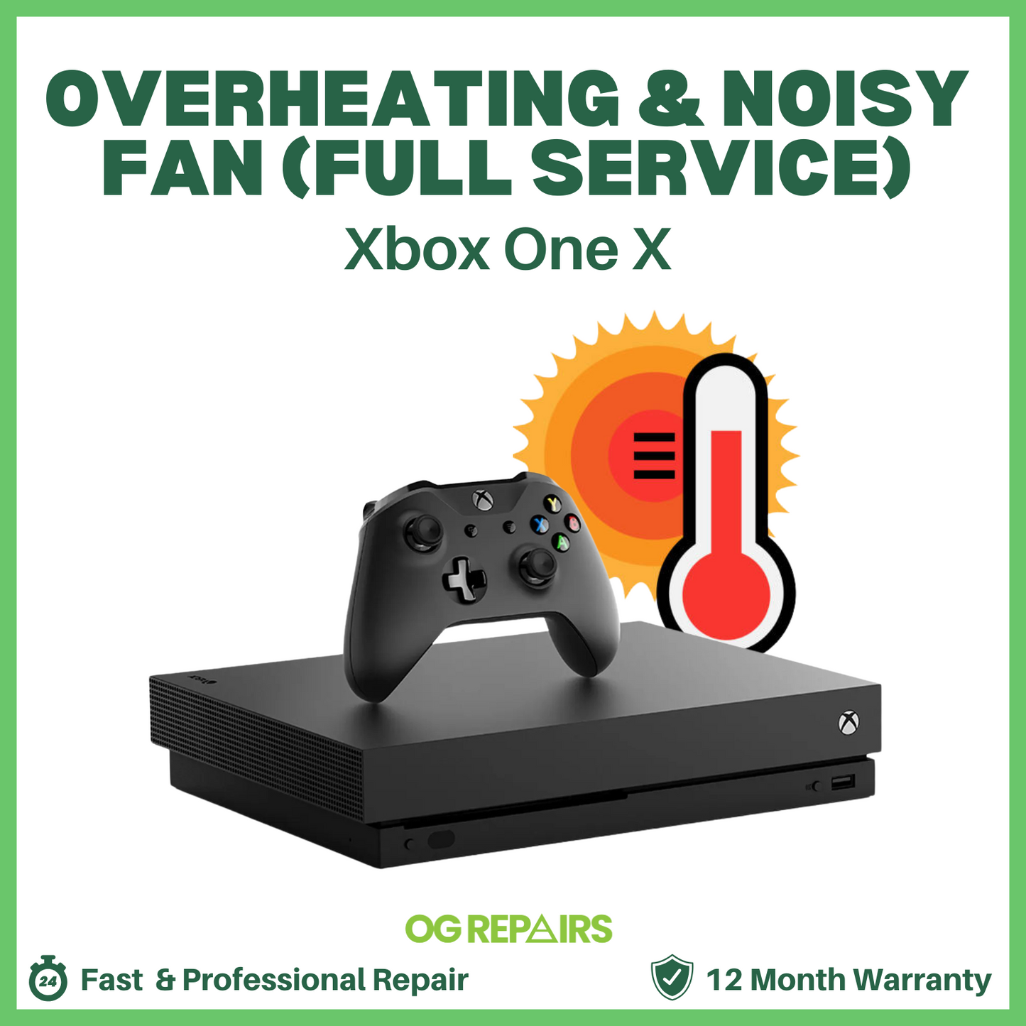 Xbox One X Overheating Repair – Deep Clean & Thermal Paste Replacement