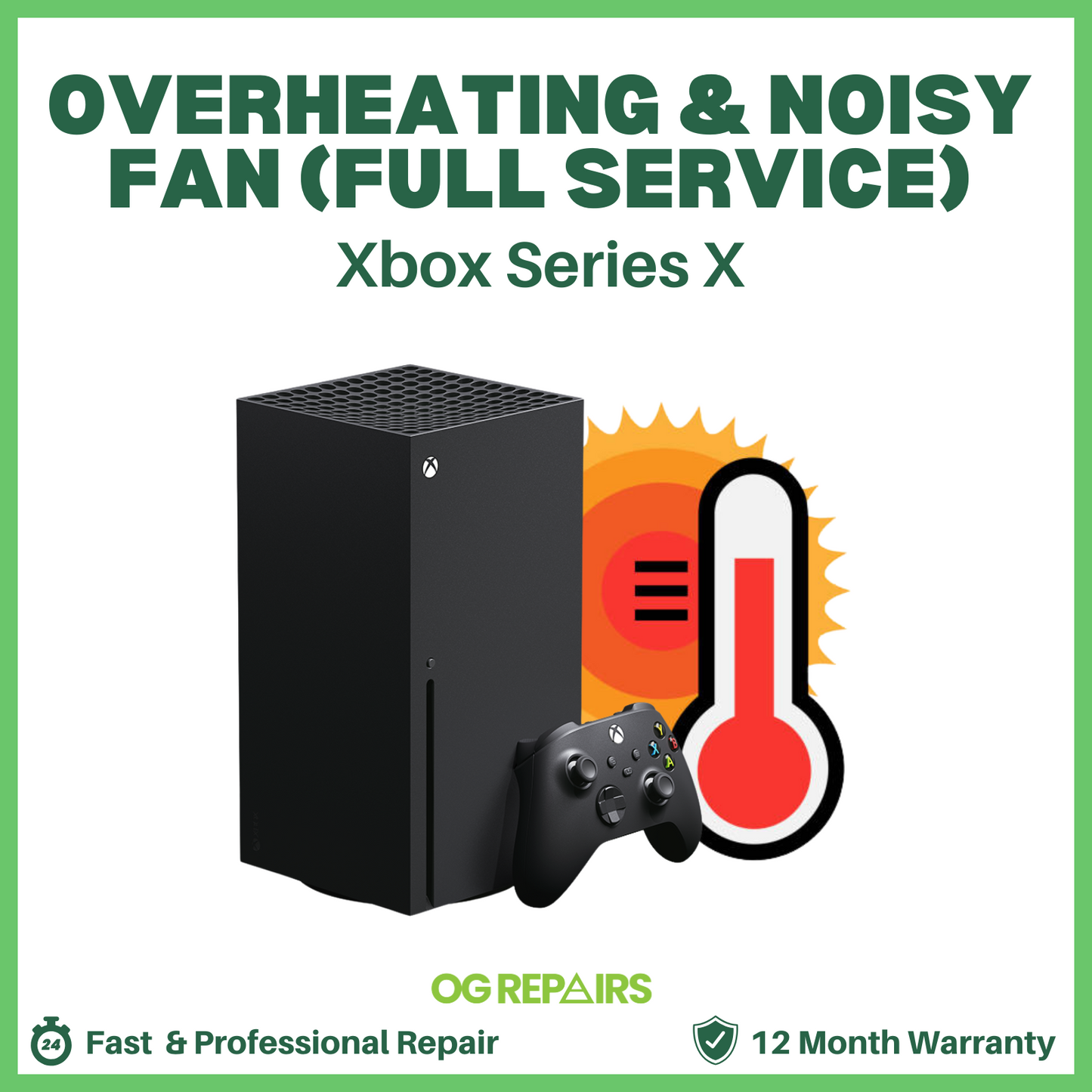 Xbox Series X Overheating Repair – Deep Clean & Thermal Paste Replacement