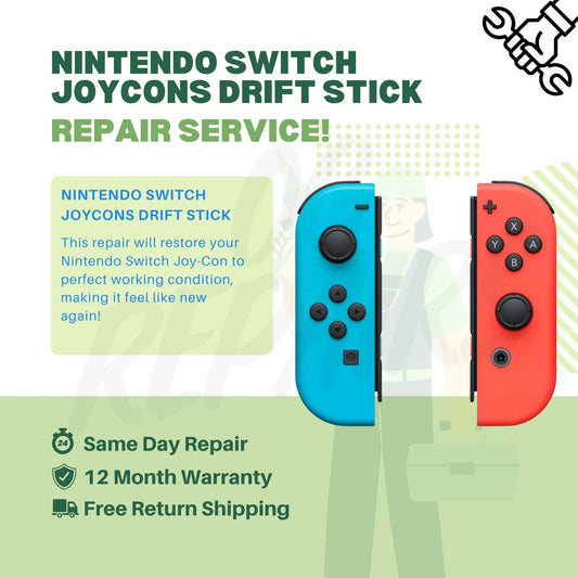 Nintendo Switch Joy Con Controller Analog Repair - Stick Drift