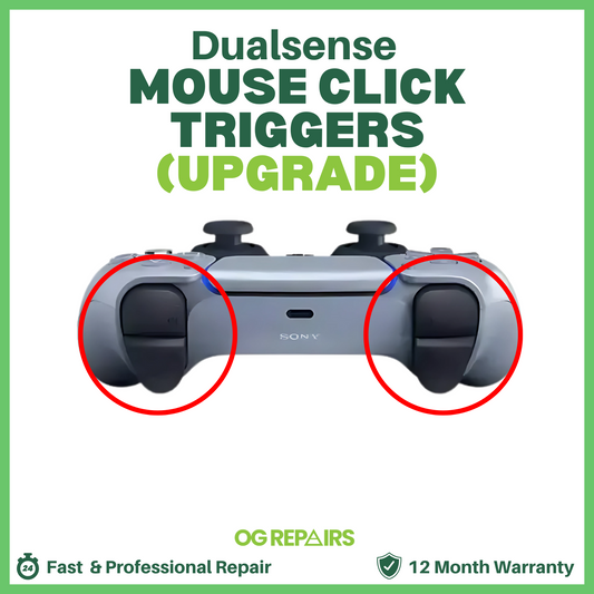 PS5 DualSense Controller Mouse Click Triggers Upgrade – (L1, L2, R1, R2) Clicky