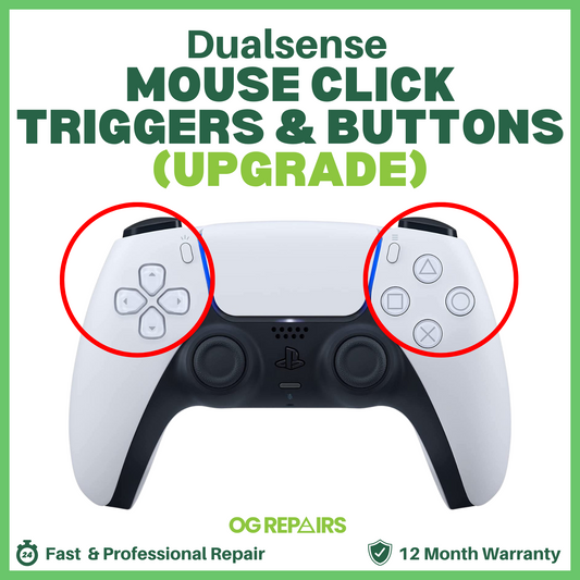 PS5 DualSense Controller Mouse Click Buttons & Triggers Upgrade – Clicky