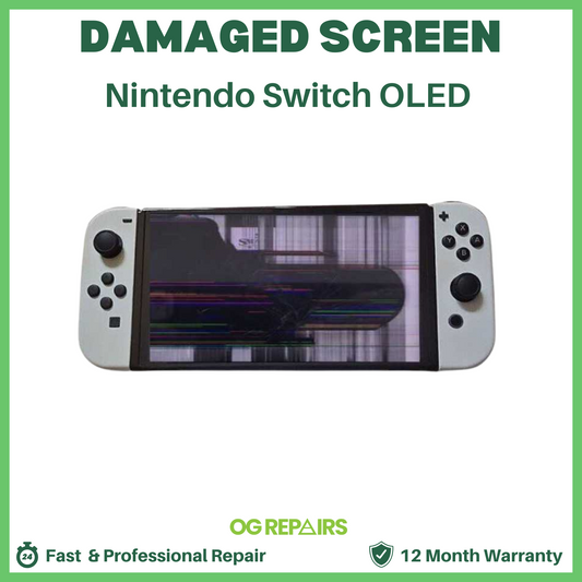 Nintendo Switch OLED Screen Repair (OLED Panel + Digitizer Replacement)