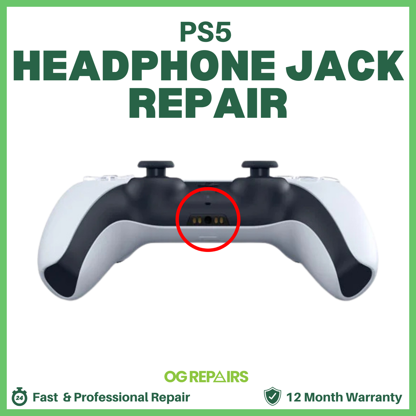 PS5 DualSense Controller Headphone Jack Repair | Fix Mic or Headphone Issues