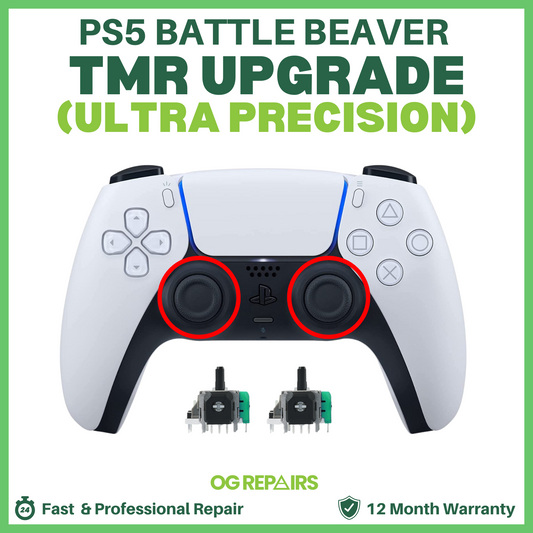 PS5 Battle Beaver Controller TMR Electromagnetic Analog Stick Drift Fix & Upgrade (Ultra Precision)